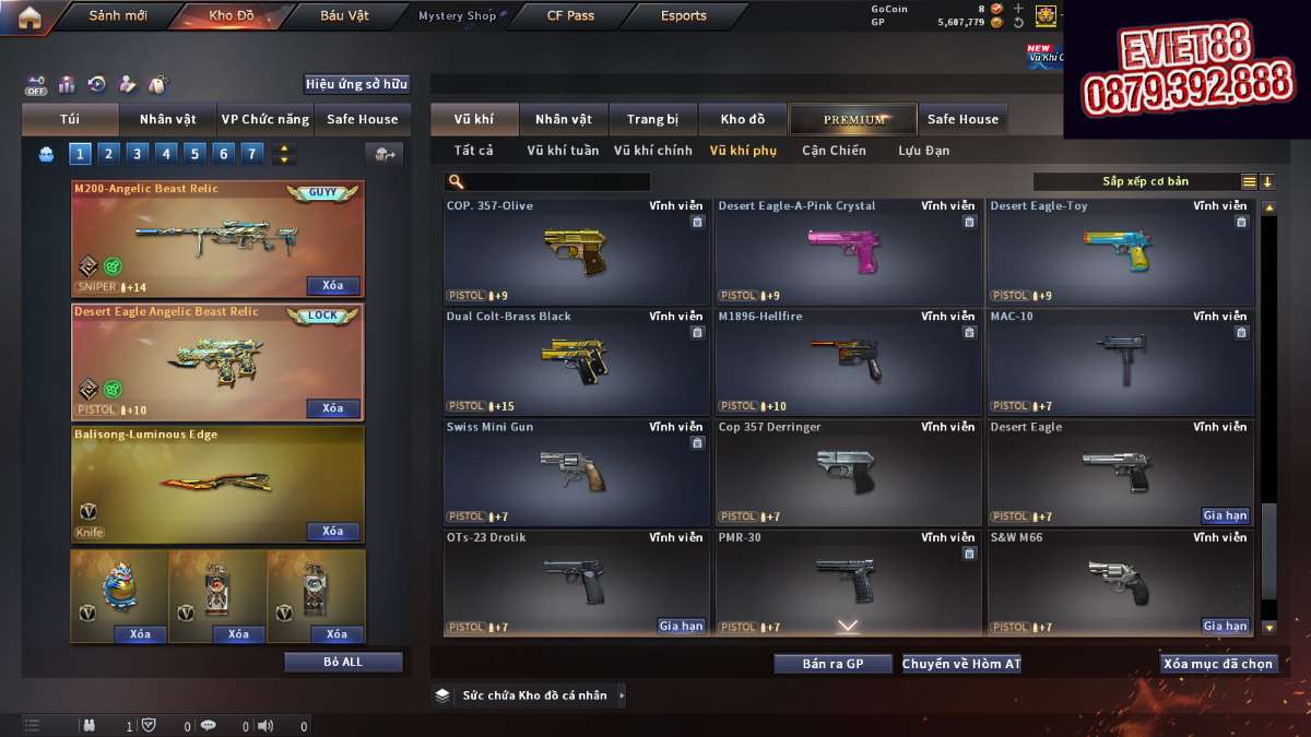 shop acc cf uy tin gia re